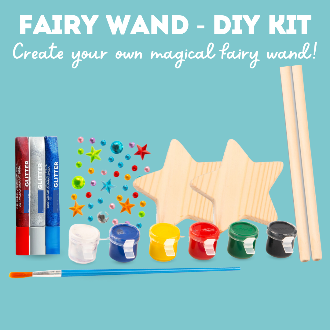 Cots and Cuddles Wooden Diy Fairy Wand Decoration Kit for Kids Buy @ ₹499