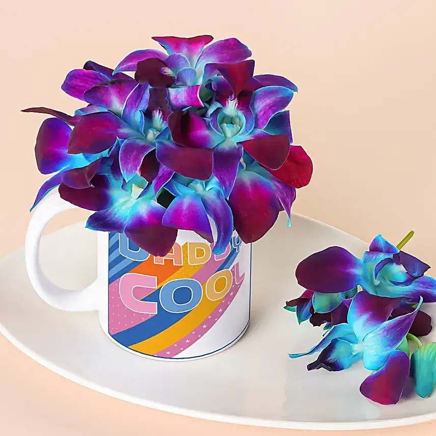 Orchid Bliss Mug Arrangement