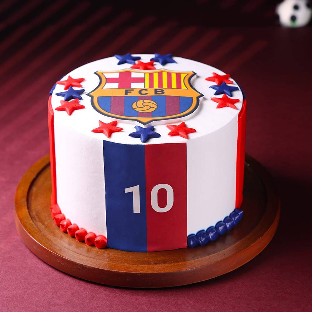 FC Barcelona Football Cake