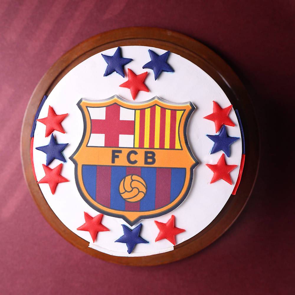 FC Barcelona Football Cake