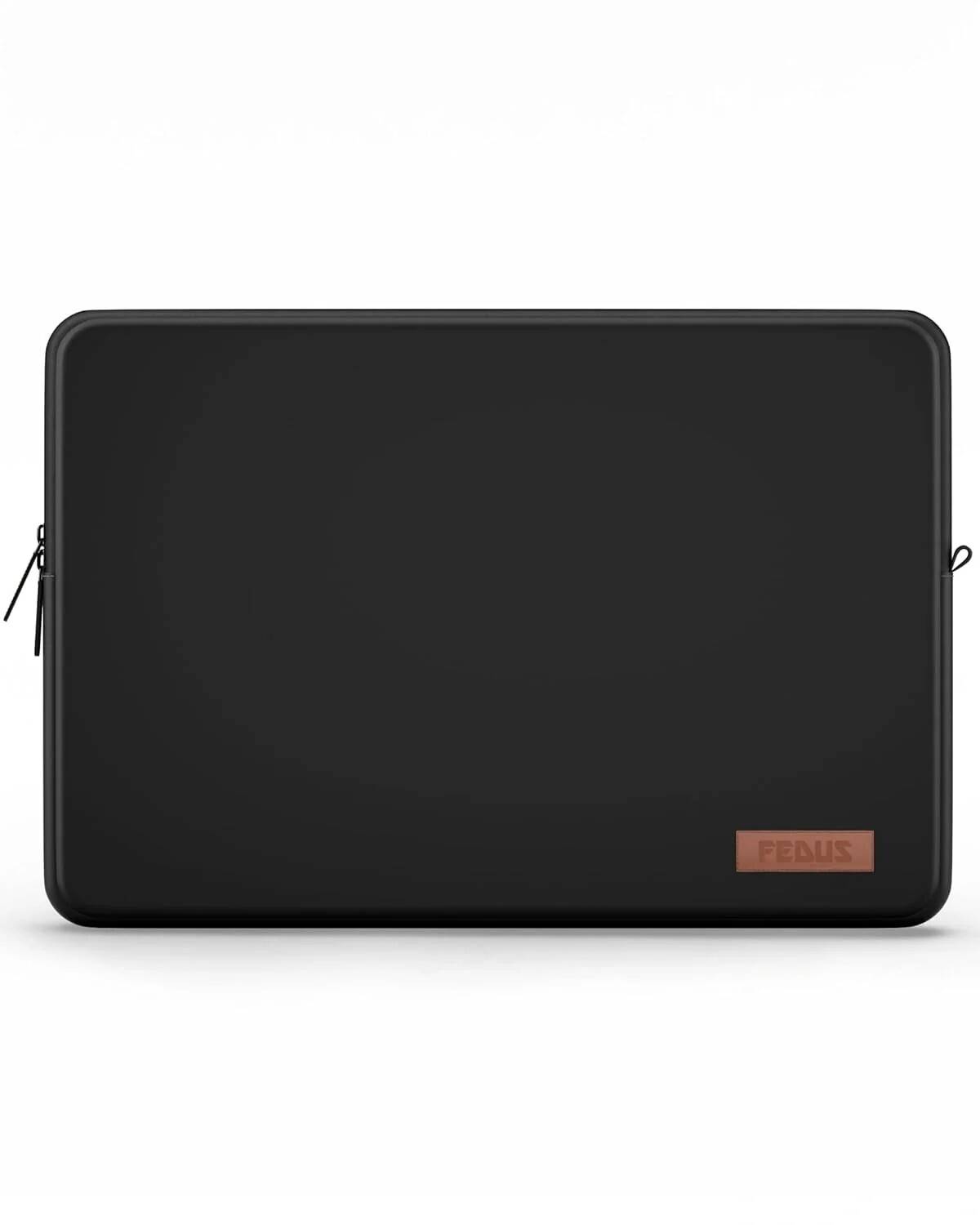FEDUS MONARC Designer Premium Vegan Leather Laptop Sleeve Bag Case, Shockproof Office Laptop Cover Pouch Accessories Carrying Bag for MacBook, HP, Dell, Lenovo, Asus for Men & Women