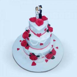 Bride And Groom Cake Buy at ₹7499
