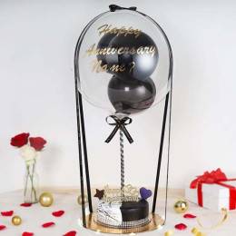 Black Beauty Balloon Cake Buy at ₹2299