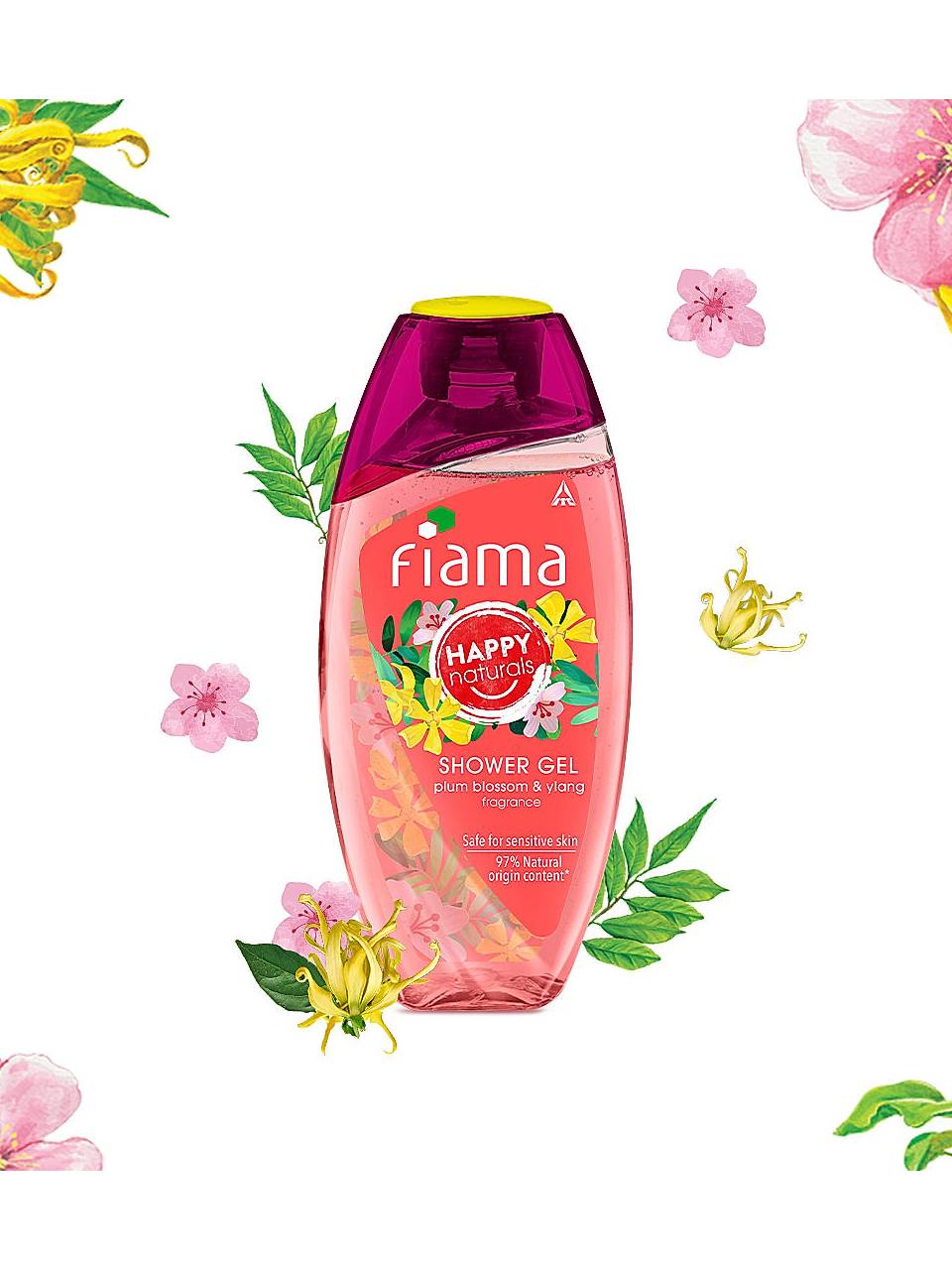 Fiama Happy Naturals Shower Gel With Plum Blossom And Ylang Buy only @ ₹149