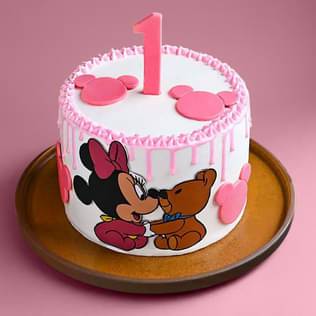 First Birthday Minnie Cake