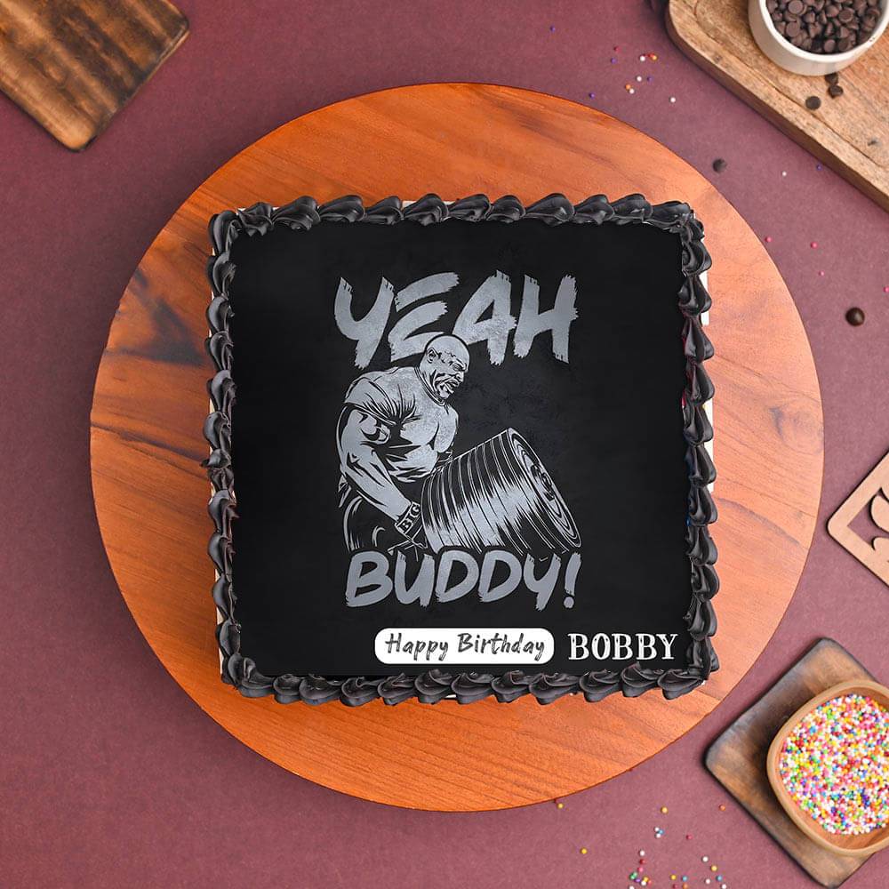 Fitness Birthday Bash Cake