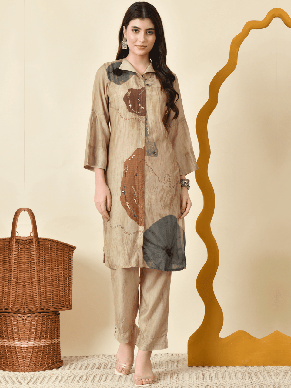 Faeezah Subtle Charm Cord Set Buy @ ₹2345