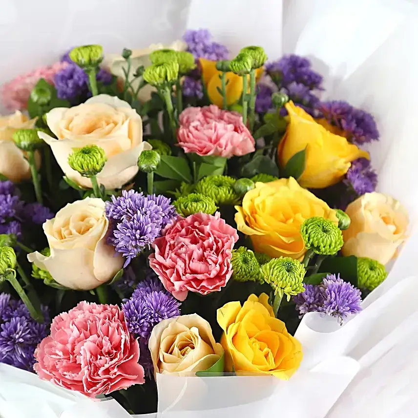 Flamboyant Rose Bouquet