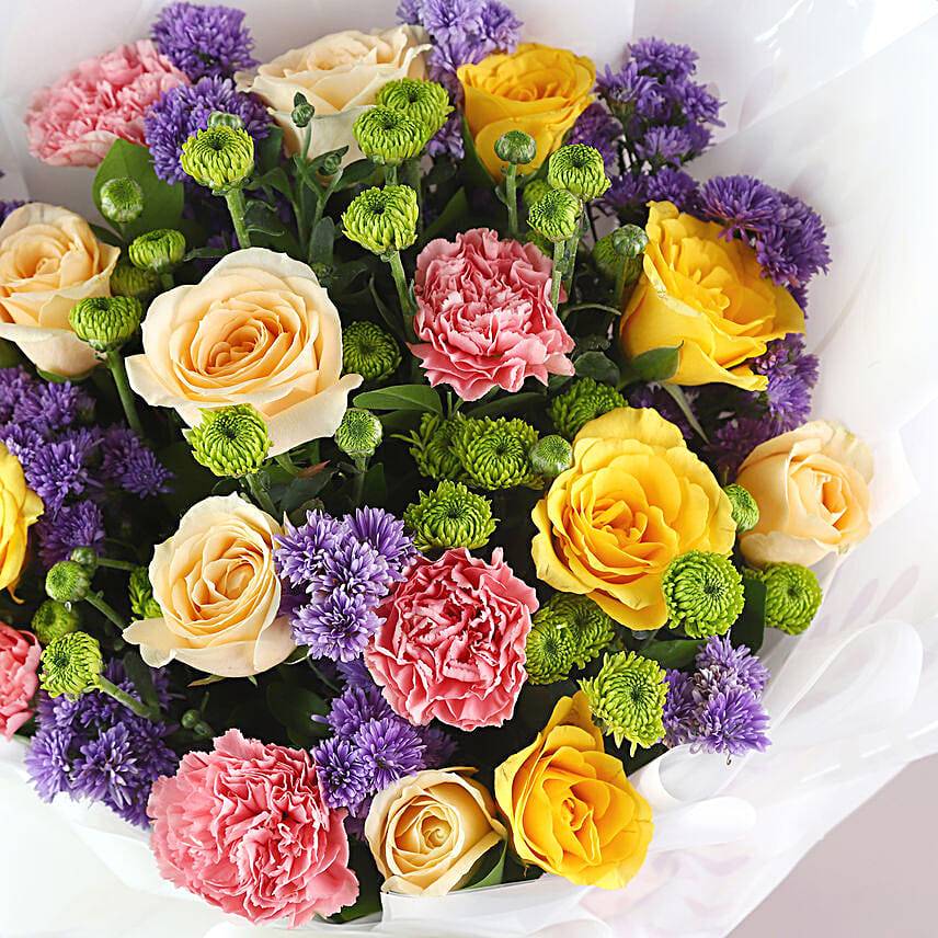 Flamboyant Rose Bouquet