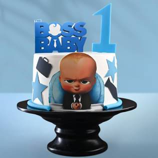Boss Baby First Birthday Cake