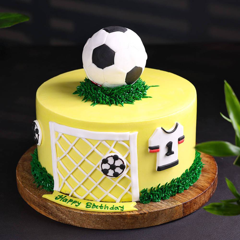 Football Fever Birthday Cake