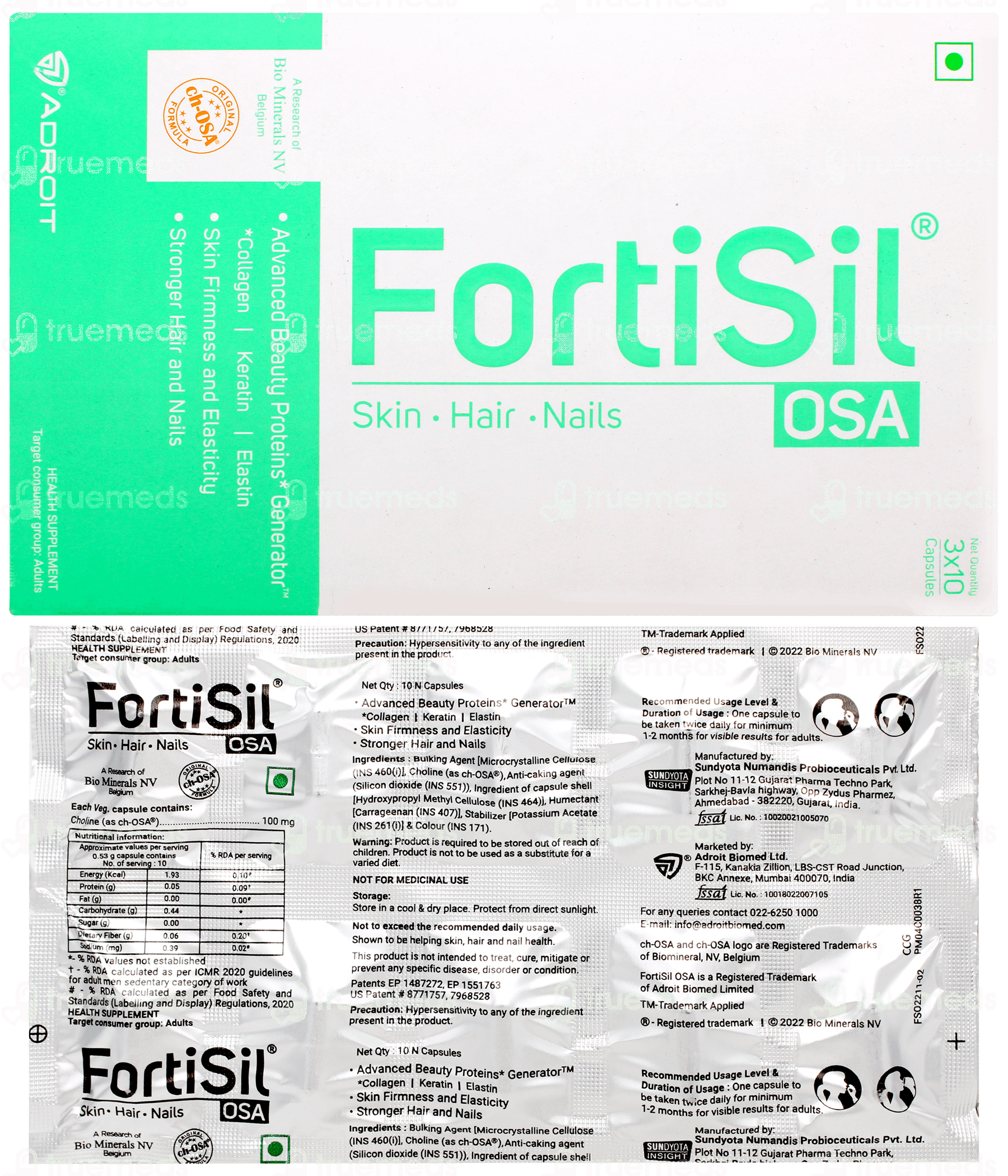 Fortisil Osa Capsule 10