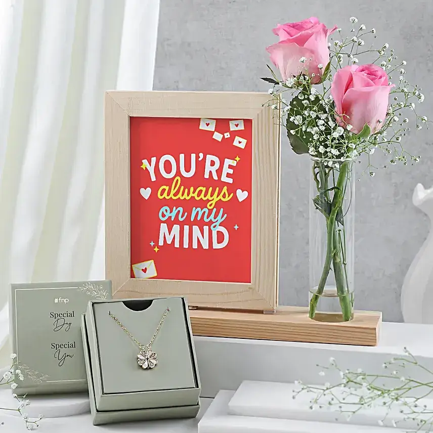 Forever Yours Frame & Pendant Set