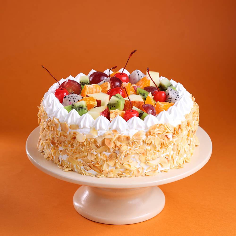 Tropical Fruit n Almond Cake