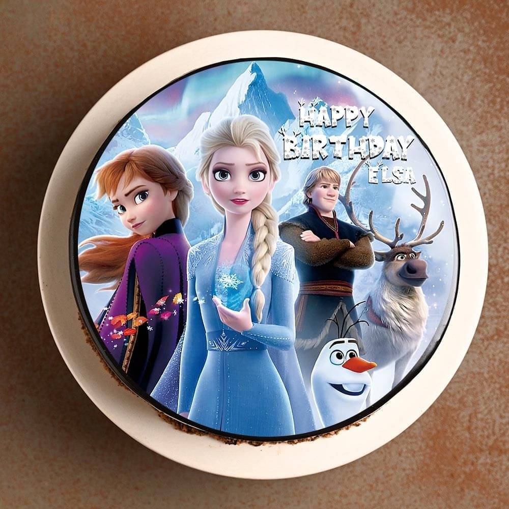 Frosty Fantasy Theme Cake