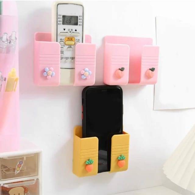 Fancy Wall Mounted Mobile Stand – Self Adhesive, No Drill Mobile Holder for Wall, Bedside & Kitchen Use (Pack of 1) Buy @ ₹99