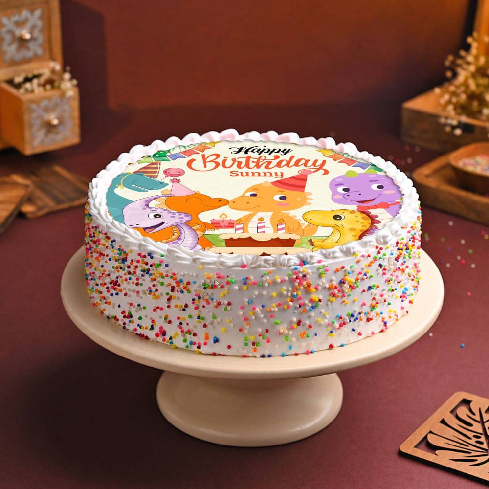 Dinosaur Party Birthday Cake