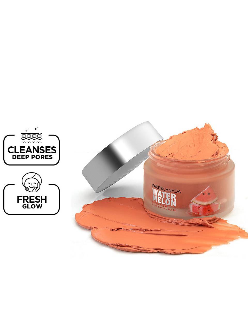 Faces Canada Water Melon Fresh Glow Clay Facial Mask Buy only @ ₹424
