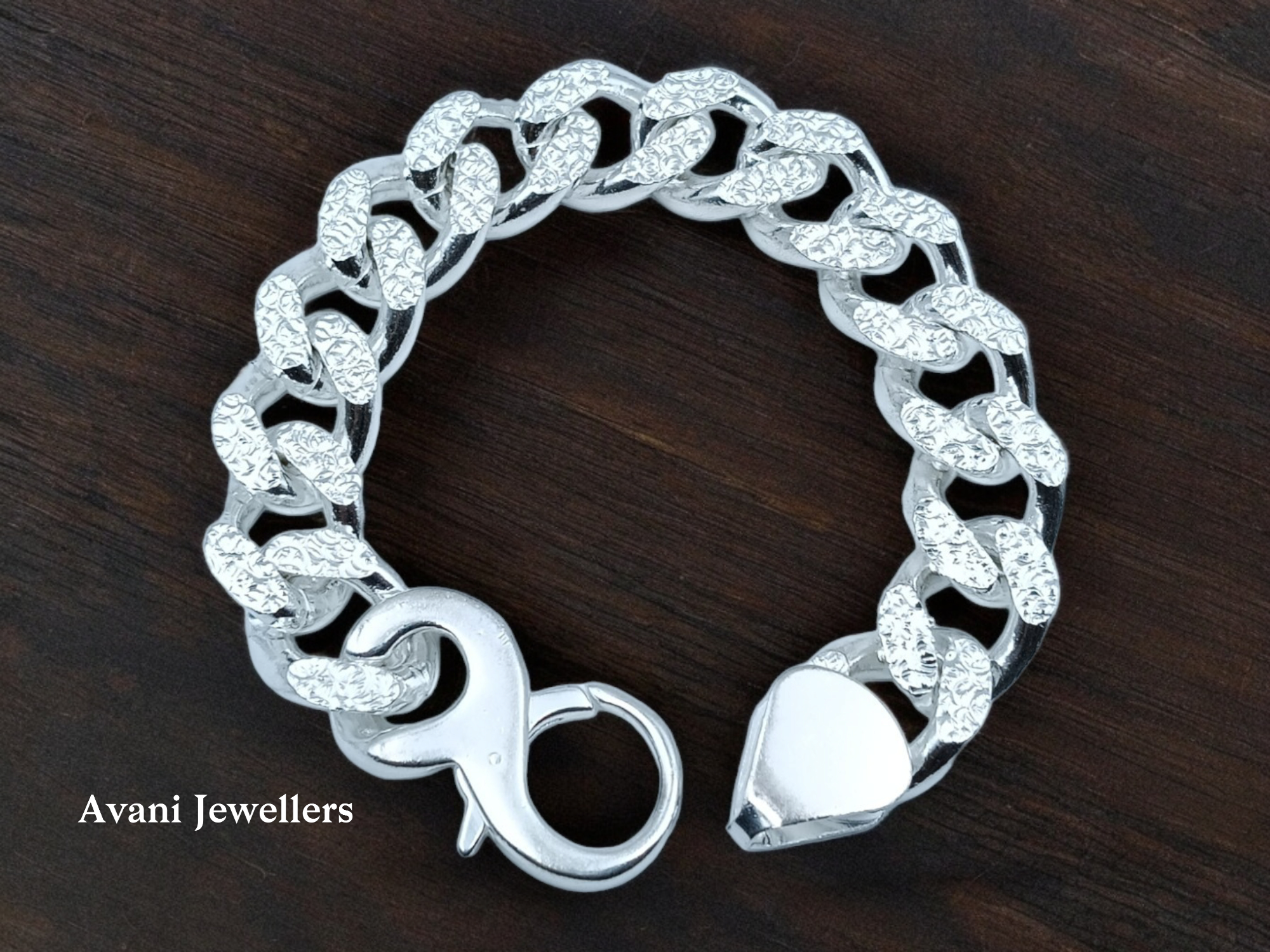 Silver Gents Bracelet @ ₹60000