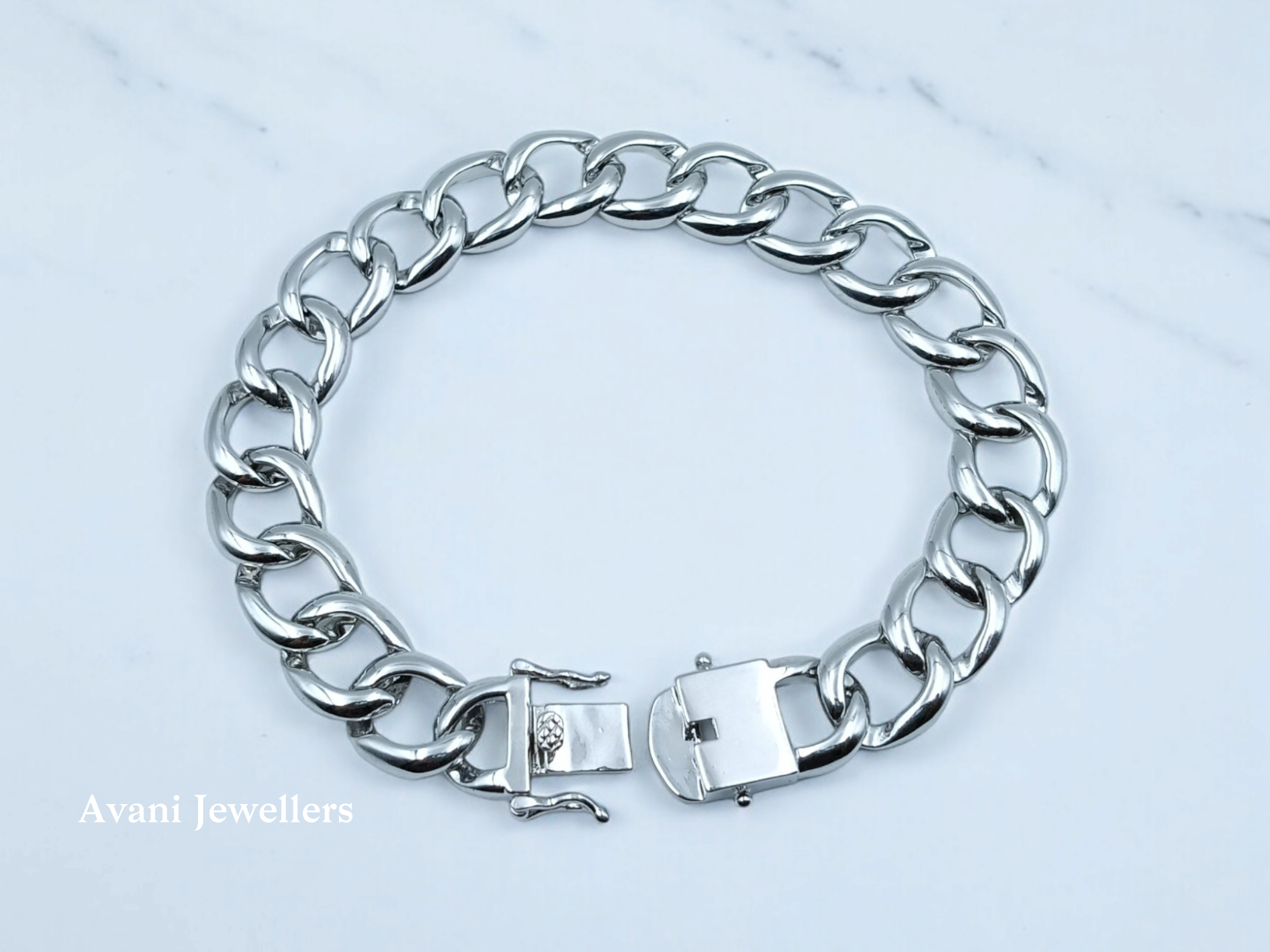 Silver Gents Bracelet @ ₹15752