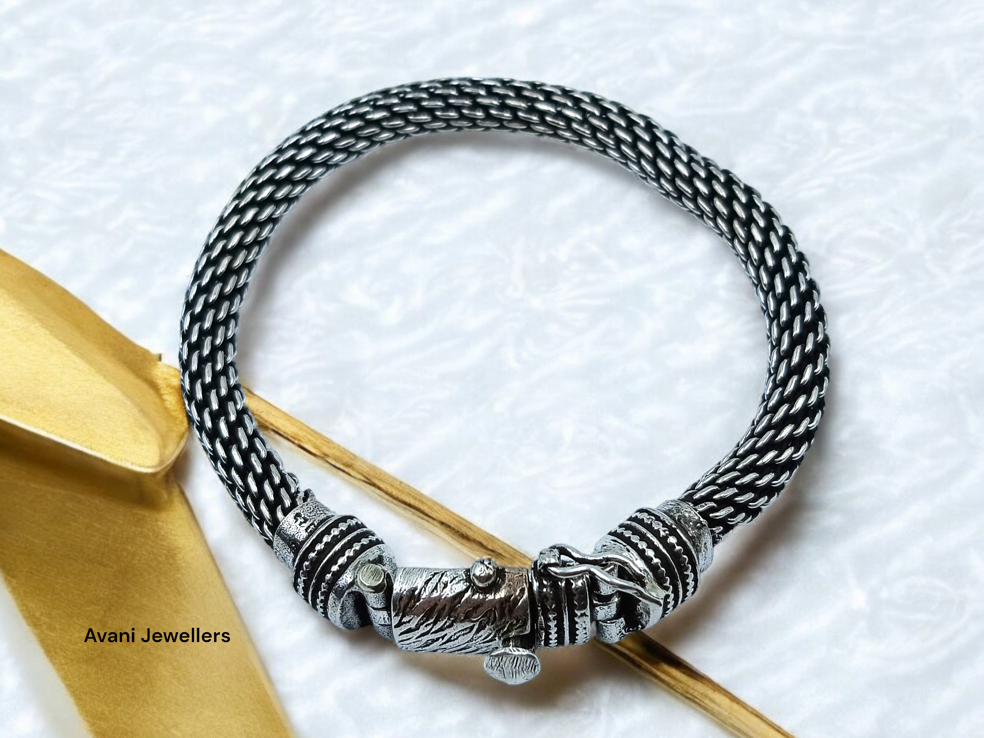 Silver Gents Bracelet @ ₹14308