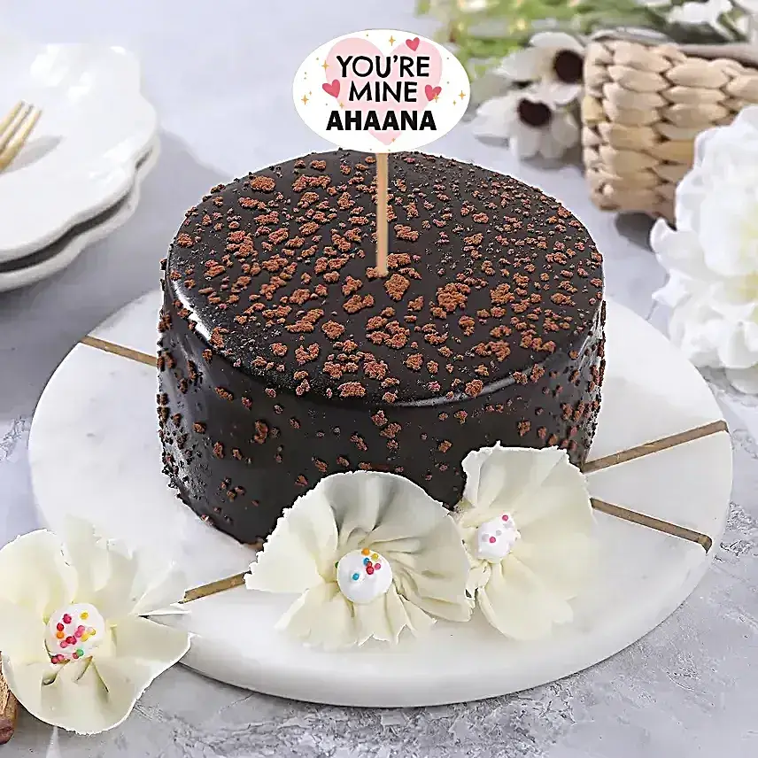 Personalised You're Mine Chocolate Bento Cake