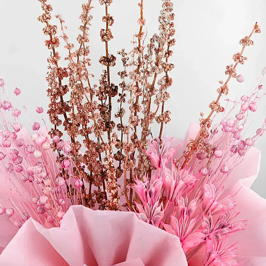 Graceful Dry Flower Medley