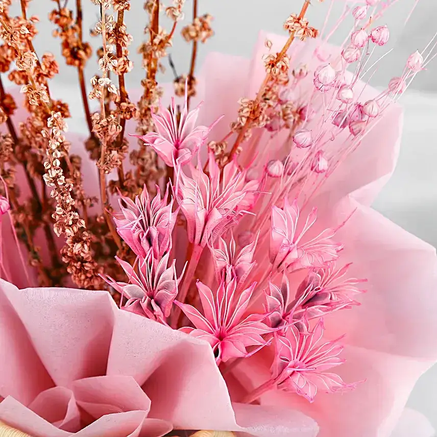 Graceful Dry Flower Medley