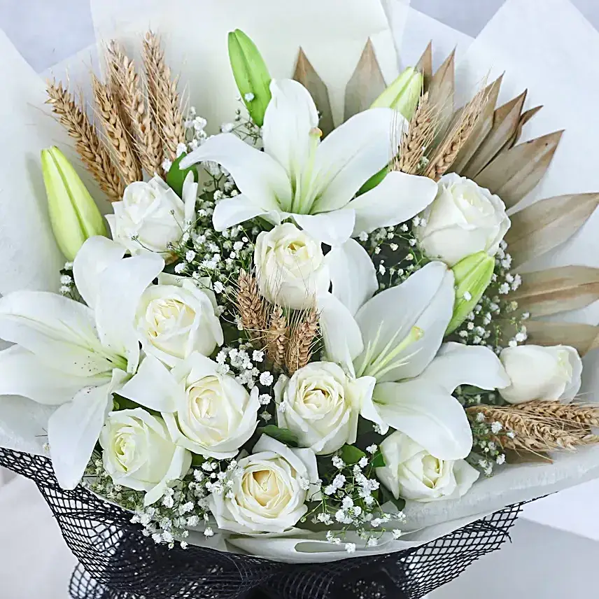 Graceful Whispers of White Bloom