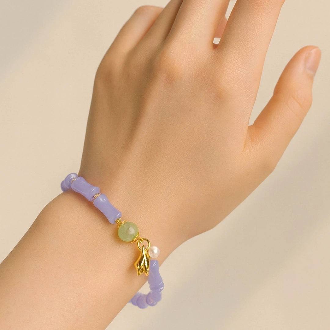 Charm Bloom Bead Bracelet