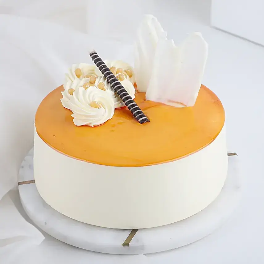 Happy Birthday Plant & Butterscotch Cake Combo