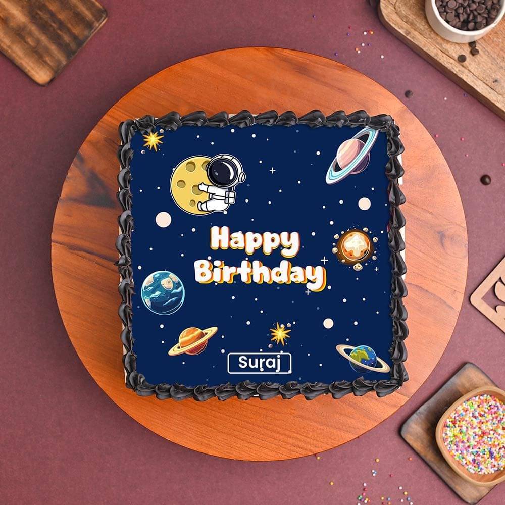 Space Theme Cake