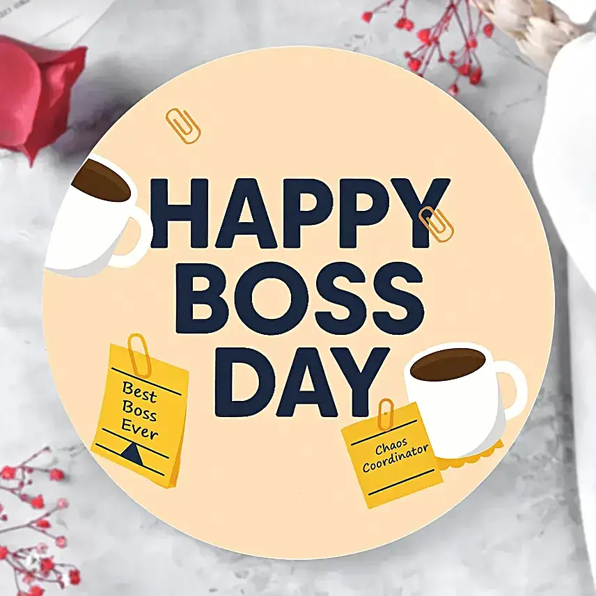 Happy Boss Day Chocolate Bento Cake
