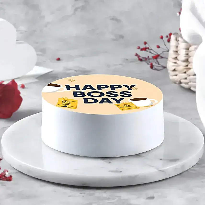 Happy Boss Day Chocolate Bento Cake