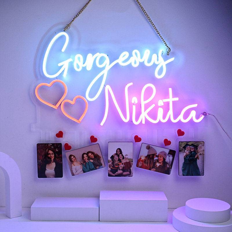Heartfelt Personalised Neon Wall Hanging