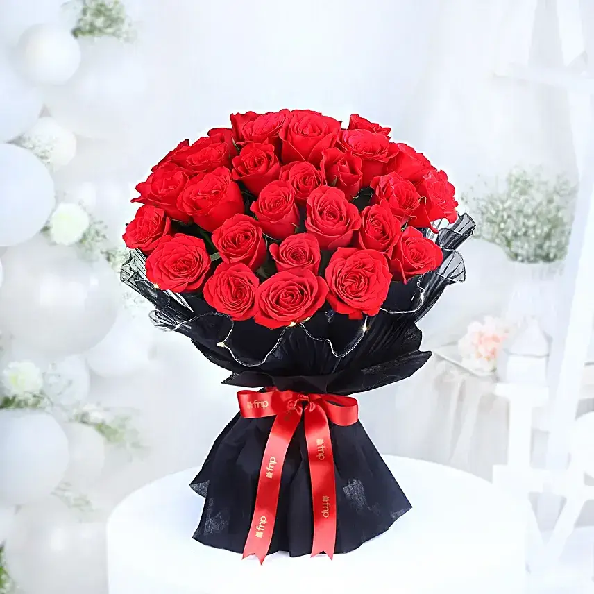 Heart's Desire LED Rose Bouquet