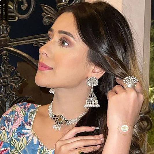 Ball Bunch Umbrella Statement Ring