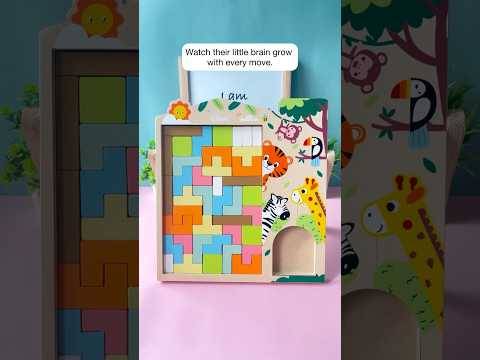 Cots and Cuddles Wooden Tetris Board for kids Buy @ ₹1499