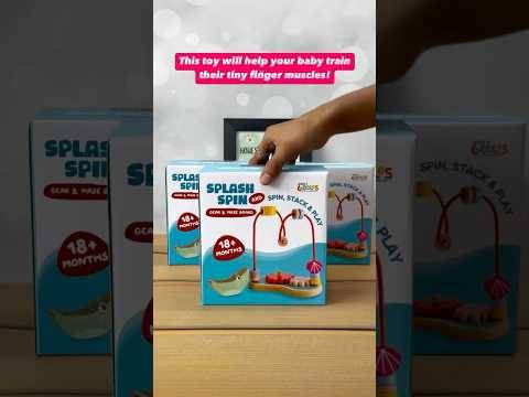 Cots and Cuddles Wooden Splash & Spin Gear and Maze Board Buy @ ₹649