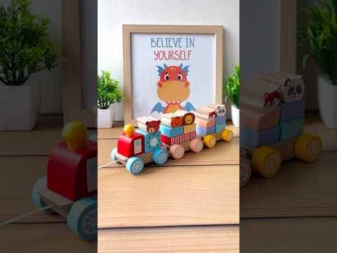 Cots and Cuddles Wooden Animal Parade Train for Kids Age 3+ Buy @ ₹899