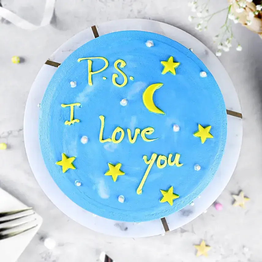 I Love You Chocolate Cake- Half Kg