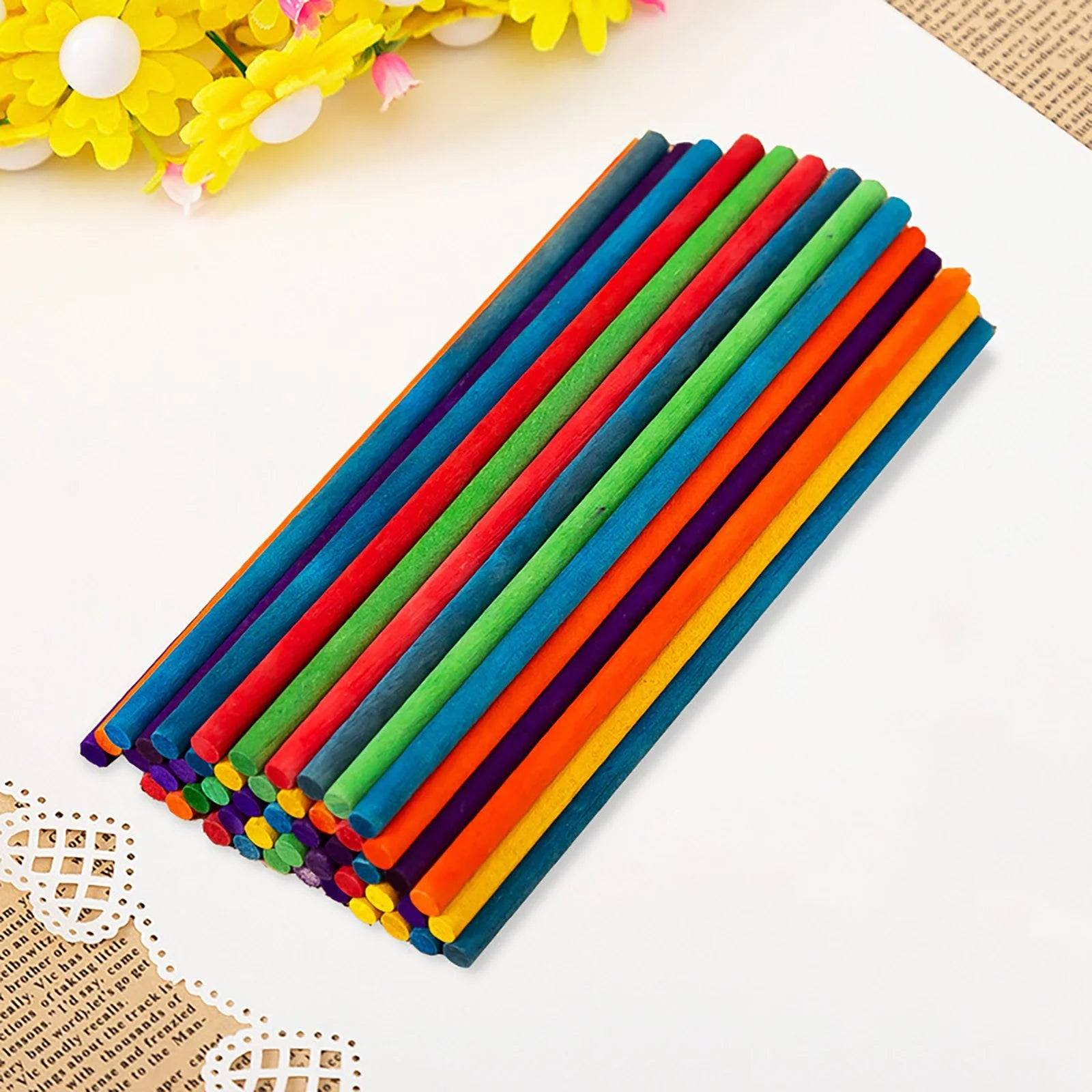 20pc Multicolor Wooden Count Sticks for Kids Buy @ ₹99