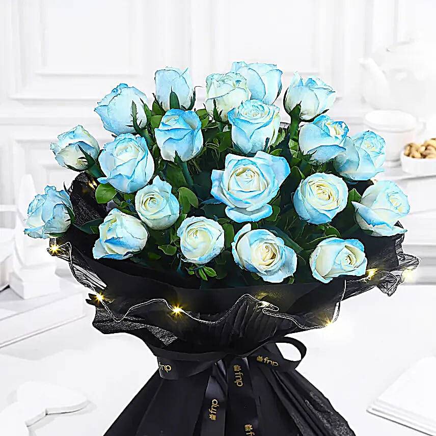 Celestial Blue Rose Fantasy