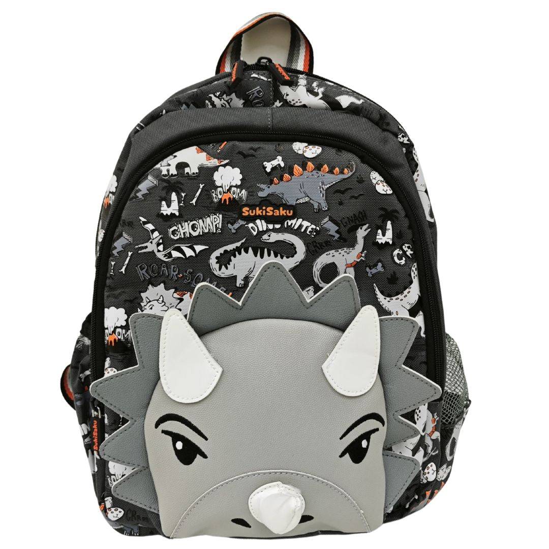 3D Design Backpack with Front Pocket for Kids (Rhino) Buy @ ₹1399