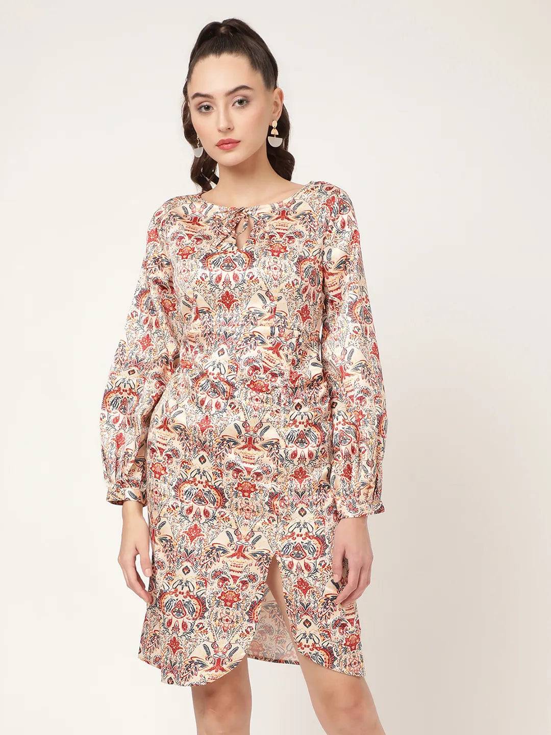 Elle Women Beige Dress