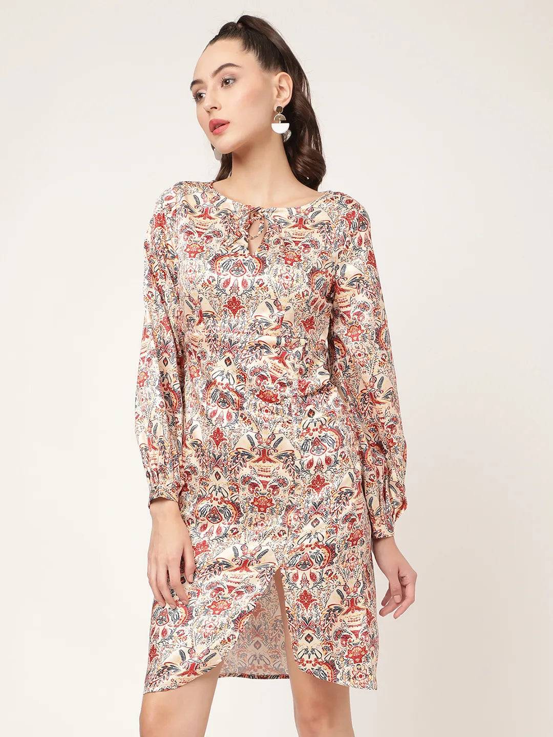 Elle Women Beige Dress