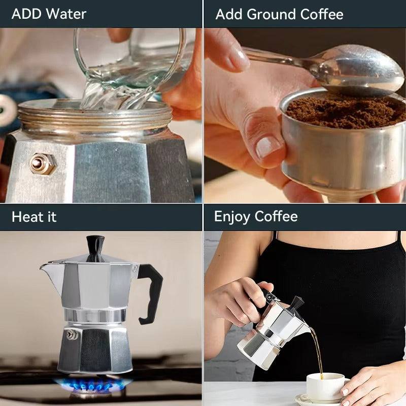 Aluminum Coffee Maker Stove Percolator Buy @ ₹399