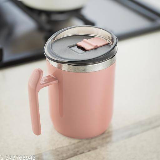 Mooddy Curved Coffee Mug – 450ml Ceramic Mug with Comfortable Grip (Random Color – Pack of 1) Buy @ ₹199