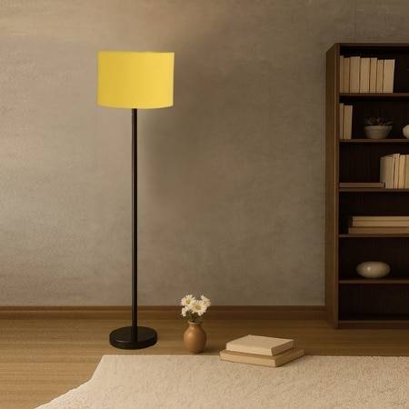 Devansh Wood Floor Lamp