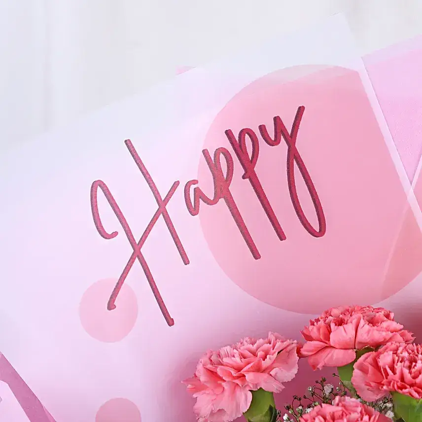 Joyful Birthday Carnation